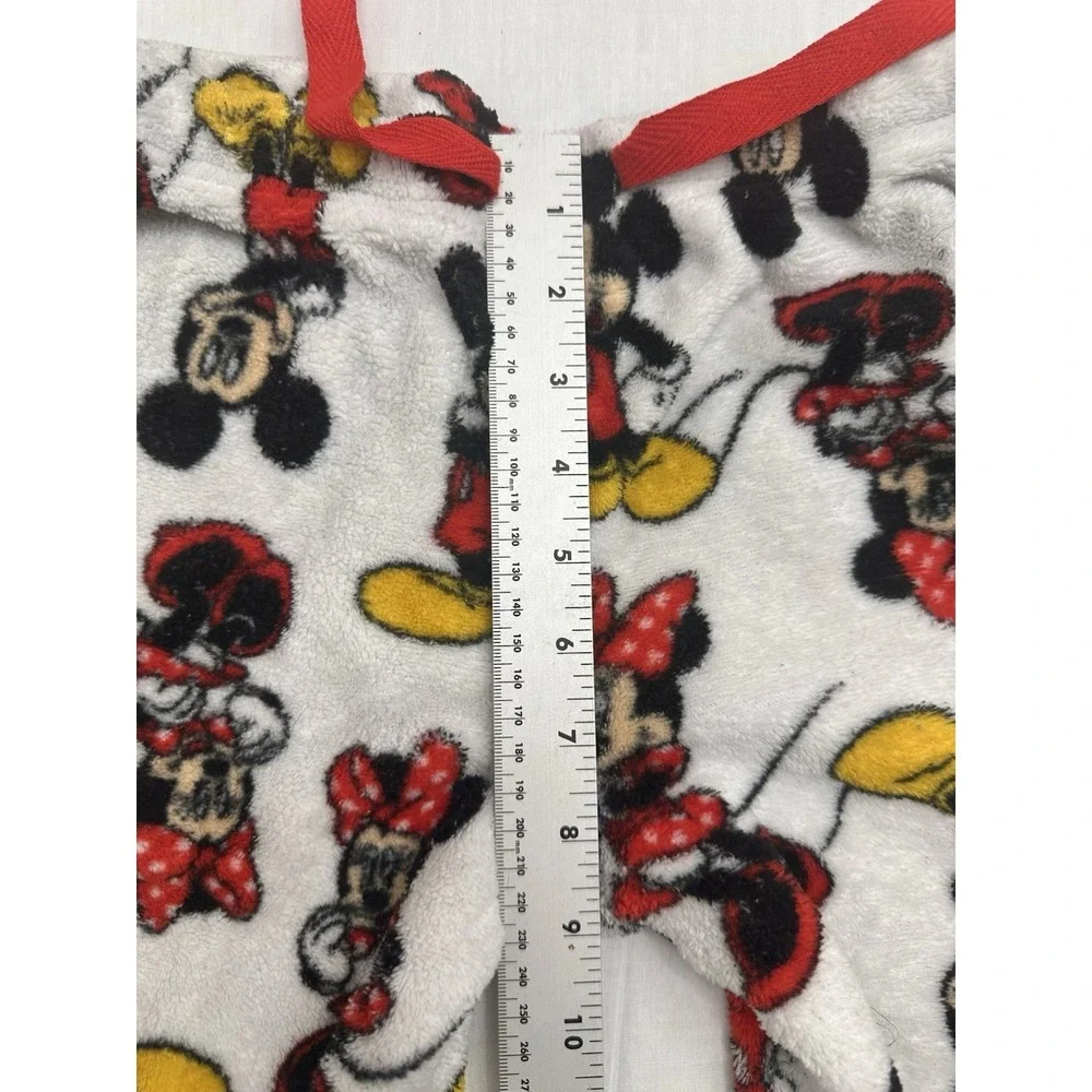 Disney Minnie Mouse Pajama Pants Woman's Size S White Lounge Sleep‎